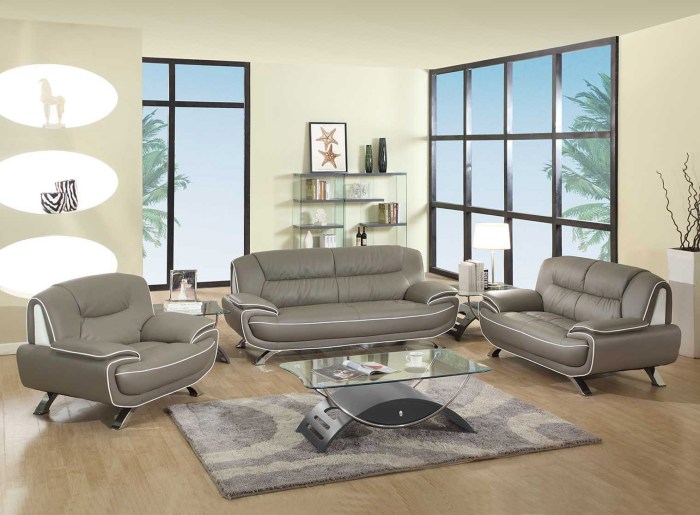 Set living room furniture grey tufted piece sets avonlea coaster 2pc sofa products