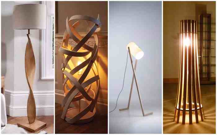 Lamps lamp floor design wooden wood unique cool led modern ideas lighting light wheels steel diy wow need beautiful amaze