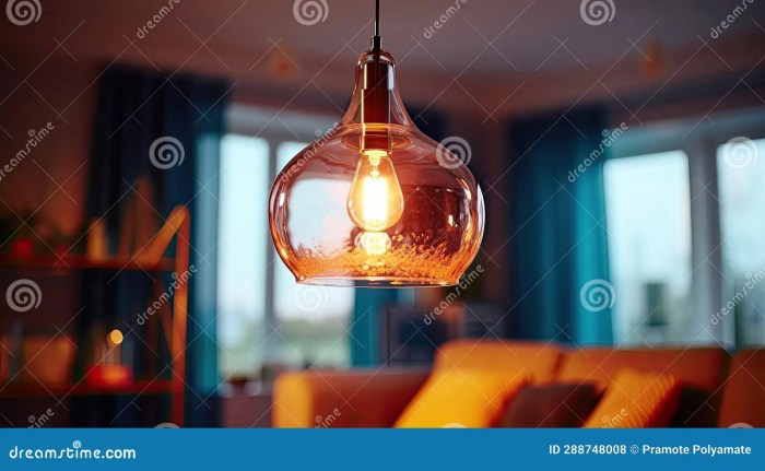 Wohnzimmer lampe hängend